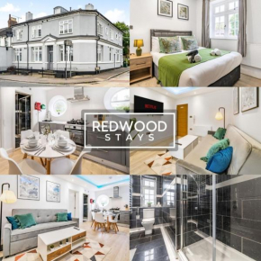 BRAND NEW, 1 Bed 1 Bath, Modern Town Center Apartment, Netflix By REDWOOD STAYS